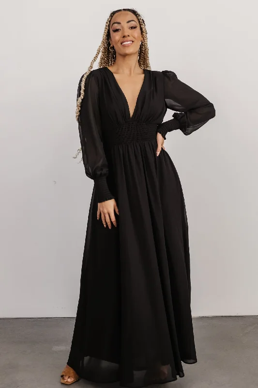 Olivia Maxi Dress | Black