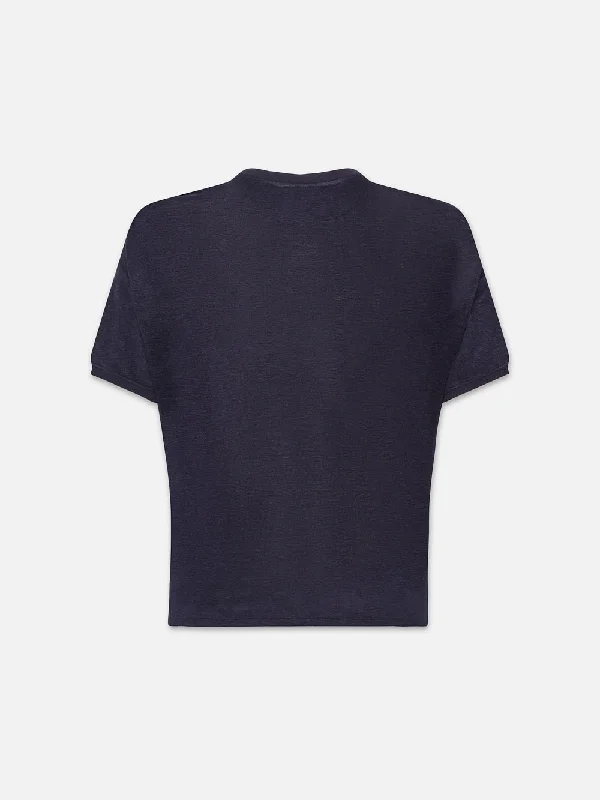 Pocket Crew Tee -- Navy