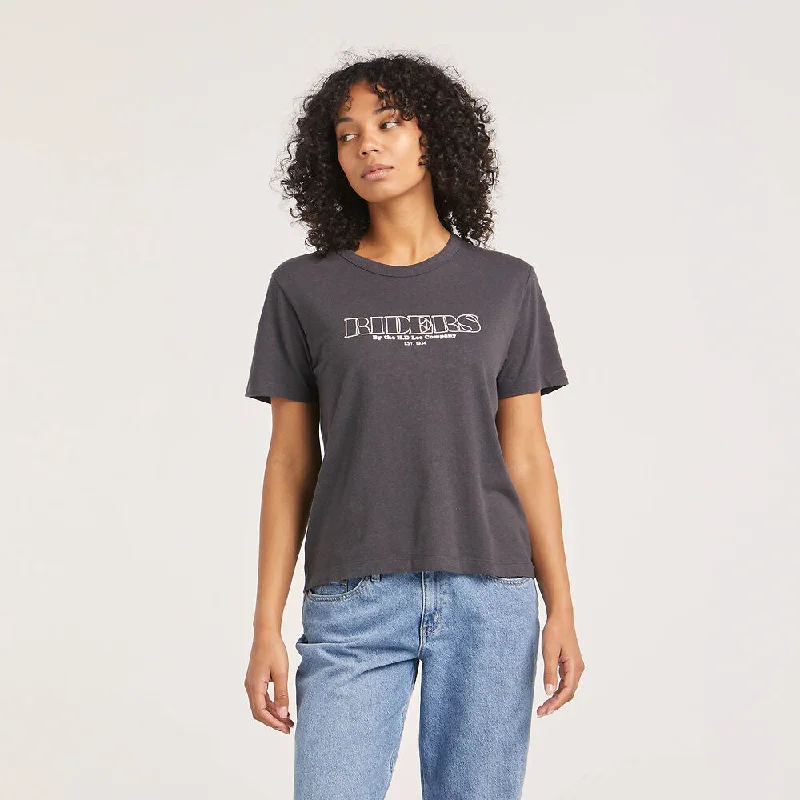 RIDERS CLASSIC TEE GRAPHITE