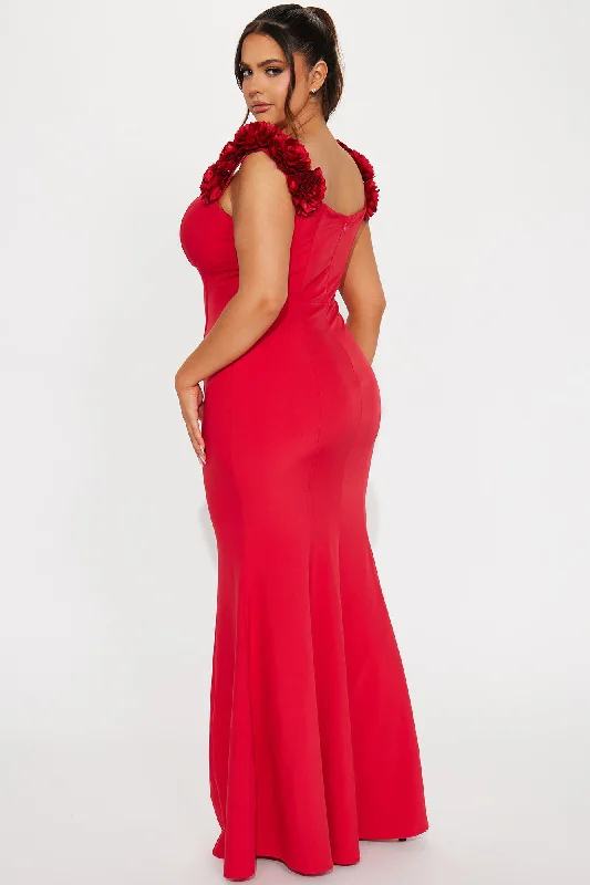 Rosie Maxi Dress - Red