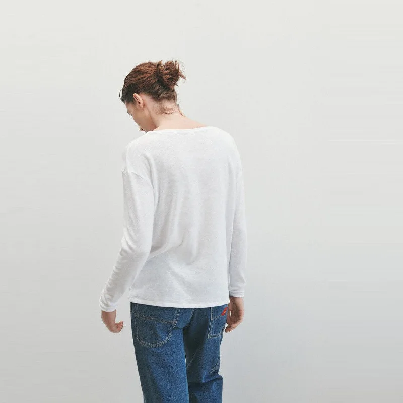 Sonoma Long-Sleeve Henley (White)