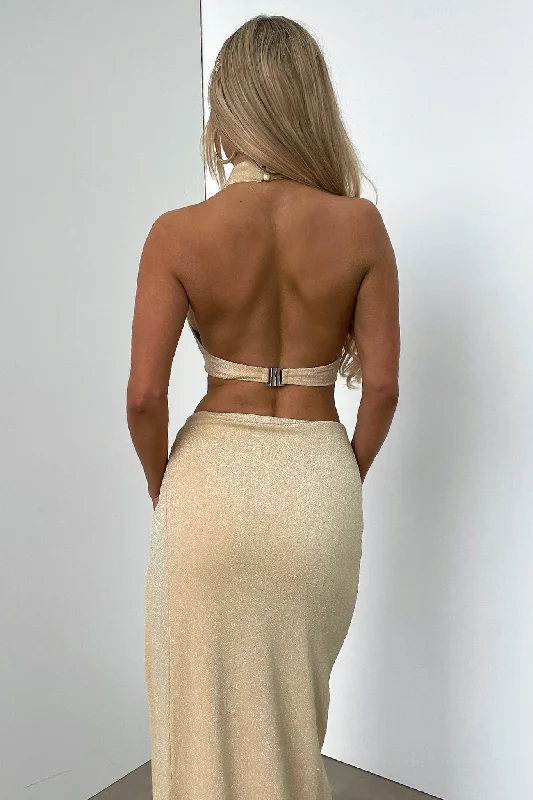 Winx Maxi Skirt - Gold