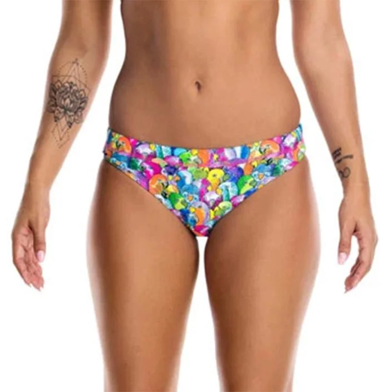 Funkita - Bang Bang Budgie - Ladies Bikini Sports Brief V-shaped bikini, Sexy, Trendy, Comfortable Funkita - Bang Bang Budgie - Ladies Bikini Sports Brief V-shaped bikini, Sexy, Trendy, Comfortable