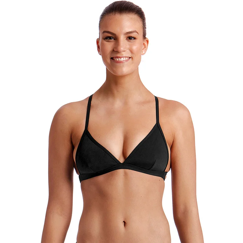 Funkita - Still Black - Ladies Bikini Tri Top Sporty two-piece, Athletic, Comfortable, Trendy Funkita - Still Black - Ladies Bikini Tri Top Sporty two-piece, Athletic, Comfortable, Trendy